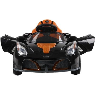 Super Single Seat Black Kids Car Ride Op 6v 12v elektrische auto voor jonge kinderen