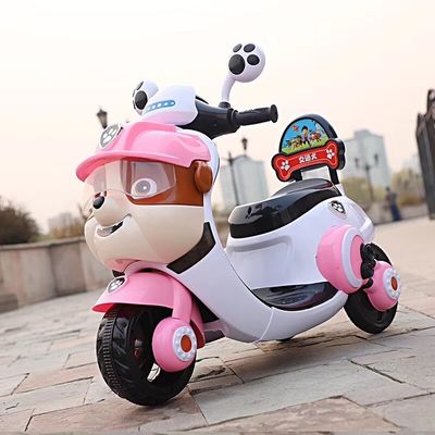 494PCS Kinderen elektrische motorfiets driewieler speelgoed Rijden met de auto voor kinderen 2-5 jaar oud