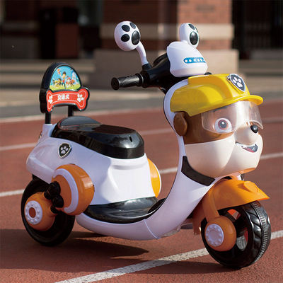 494PCS Kinderen elektrische motorfiets driewieler speelgoed Rijden met de auto voor kinderen 2-5 jaar oud