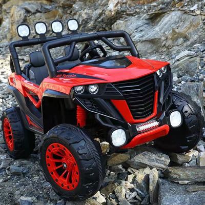 2022 Kinderen elektrisch voertuig 12v 2 zitplaatsen multifunctionele off-road speelgoed auto voor kinderen