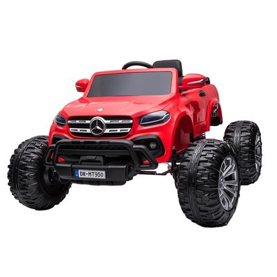 Pakketgrootte 116*81.5*46.5cm Geautoriseerde 24V 2-zitplaats Monster Truck Ride On Car voor kinderen