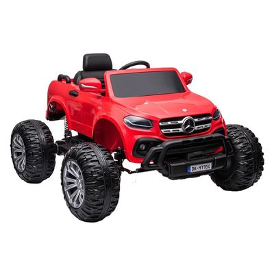 Pakketgrootte 116*81.5*46.5cm Geautoriseerde 24V 2-zitplaats Monster Truck Ride On Car voor kinderen