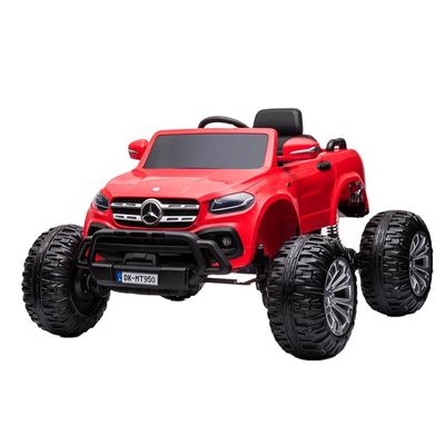 Pakketgrootte 116*81.5*46.5cm Geautoriseerde 24V 2-zitplaats Monster Truck Ride On Car voor kinderen