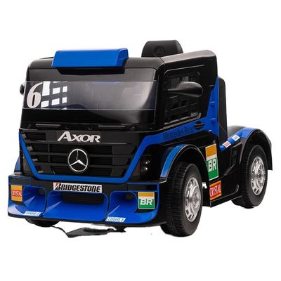Ride On Toy Truck Auto voor kinderen met aanhangwagen 6 wielen 12v of 24v Licentie van PP plastic