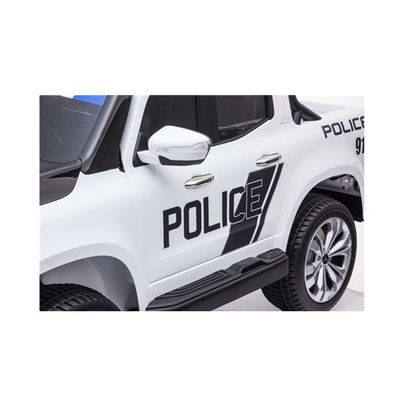 Verpakking maat 142*77*40.5 2.4G afstandsbediening Twee zitplaatsen 12V Gecertificeerde politie Rijden op auto voor kinderen