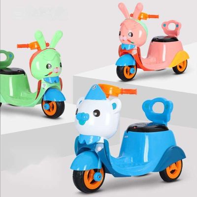Dynamische muziekfunctie 2022 Elektrische driewieler motorfiets auto voor kinderen Unisex en plezier