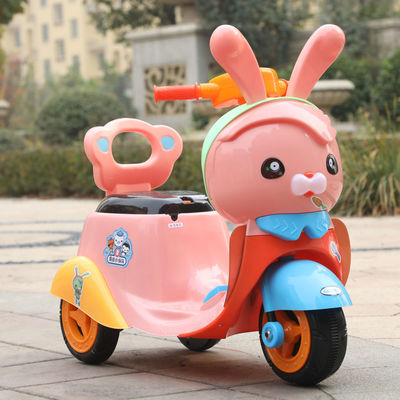 Dynamische muziekfunctie 2022 Elektrische driewieler motorfiets auto voor kinderen Unisex en plezier