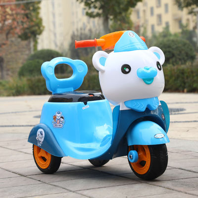 Dynamische muziekfunctie 2022 Elektrische driewieler motorfiets auto voor kinderen Unisex en plezier