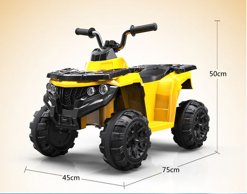 6v ATV Beach Car met koplampen Oplaadbare elektrische rit in de auto voor kinderen 2-6 jaar