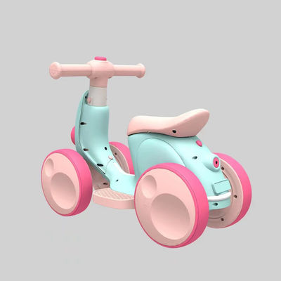 Bubbelapparaat Wielbalansering en uitlijning voor het rijden op een speelgoed scooter