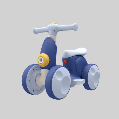 Bubbelapparaat Wielbalansering en uitlijning voor het rijden op een speelgoed scooter