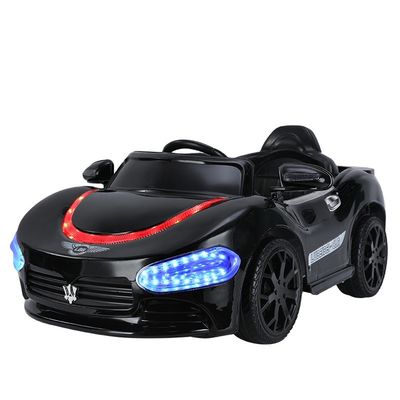 12V elektrische auto met twee zitplaatsen en muziek voor kinderen in wit