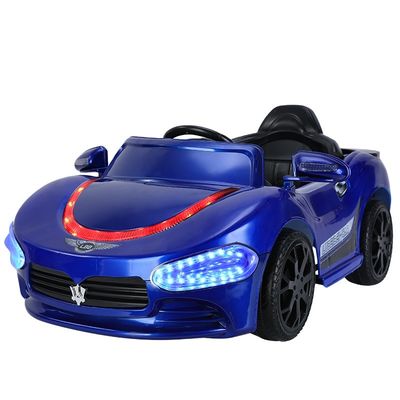 12V elektrische auto met twee zitplaatsen en muziek voor kinderen in wit