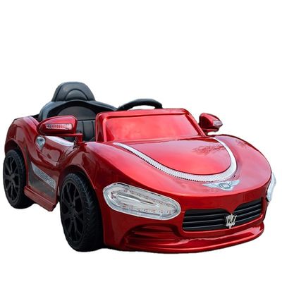 12V elektrische auto met twee zitplaatsen en muziek voor kinderen in wit