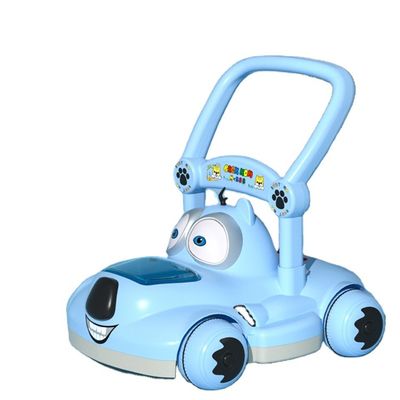 Plastic Kids Ride On Push Car Met Canopy No Motor Custom Design Roze/blauw/wit