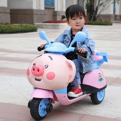 Kindersongs LED-verlichting Speelgoed Rijd op 6V elektrische motorfiets voor 3-6-jarigen