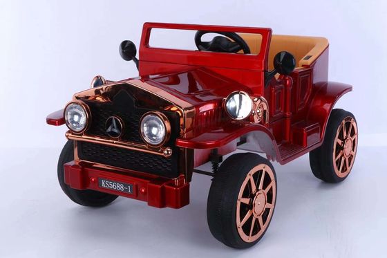 Unisex elektrisch speelgoed rijden met auto met afstandsbediening Nieuw ontworpen motor 380 * 2 voor kinderen