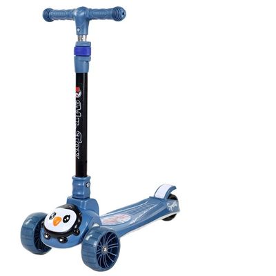 3 PU wiel LED baby kick scooter verkoop voor kinderen functie muziek verlichting één klik vouw