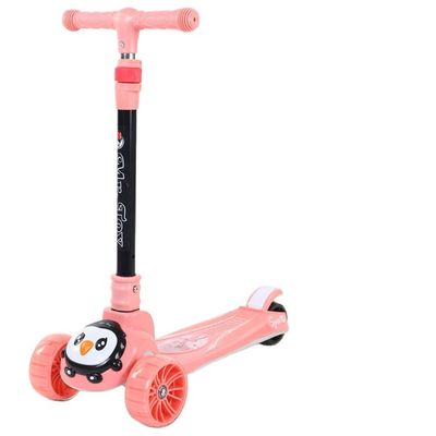 3 PU wiel LED baby kick scooter verkoop voor kinderen functie muziek verlichting één klik vouw