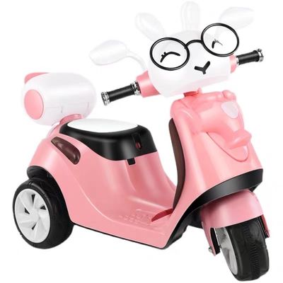 Plastic PP Kinderen elektrische auto 380 Motor met vroege onderwijsmuziek en verlichting