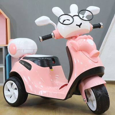 Plastic PP Kinderen elektrische auto 380 Motor met vroege onderwijsmuziek en verlichting