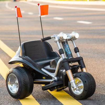 Dual-Drive 540 Motor 12V Electric 3 Wielen Off-Road Ride On Motorcycle Toy Car voor kinderen