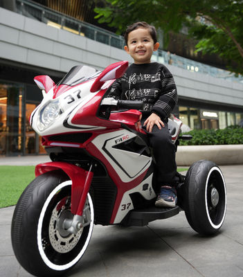 Vervaardiging van 12v7 Dual-Drive 540 Motor Ride-On Motorcycle Car voor kinderen in Rood Blauw Roze
