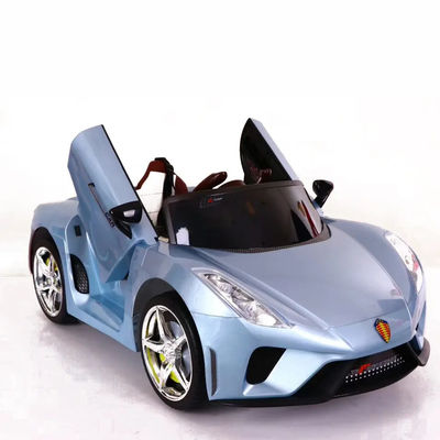 Kinderenmuziek Swing Toy Rijden in de auto met afstandsbediening Geel/Stoving Vernis Rood