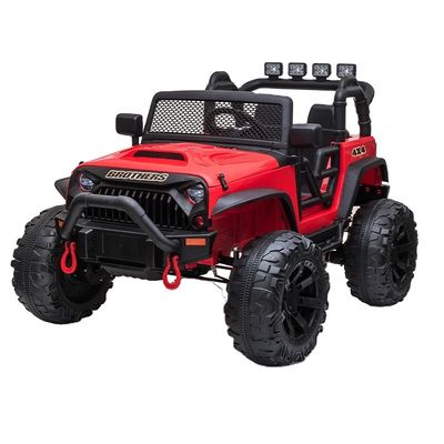 12V batterij 4X4 Off Road Grote kinderen speelgoed auto met afstandsbediening en in roze roze kleur