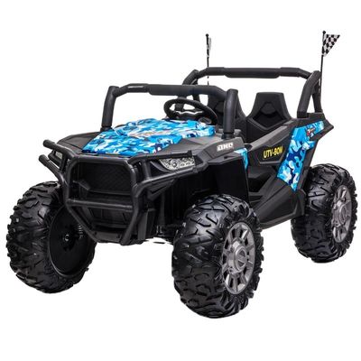 12V Two Seater Ride On Toy met afstandsbediening en muziek/licht/USB/MP3/Bluetooth functie