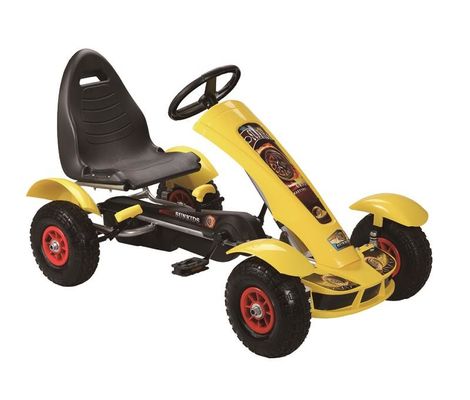 Verstelbare stoel en koppeling/rem Kinderen rijden op de auto Pedal Go Karts voor de leeftijd 5-12