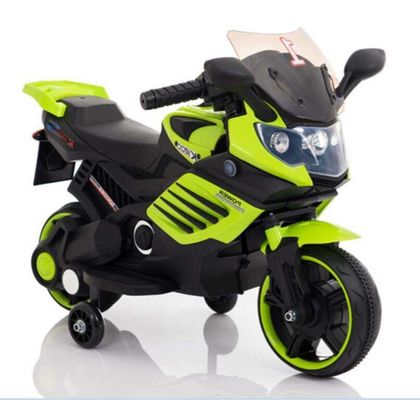 Kinderen Speelgoed Auto 6v Elektrische motorfiets Rijd op auto met verlichting en hulpwielen