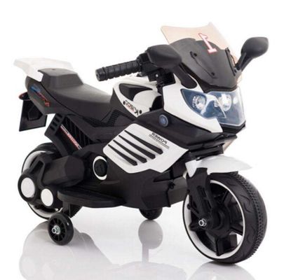 Kinderen Speelgoed Auto 6v Elektrische motorfiets Rijd op auto met verlichting en hulpwielen