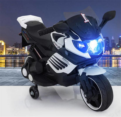 Kinderen Speelgoed Auto 6v Elektrische motorfiets Rijd op auto met verlichting en hulpwielen
