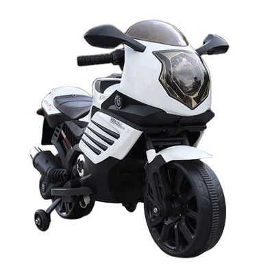 Elektrische motorfiets voor kinderen MP3-verlichting en hulpwielen 6v 12v accu