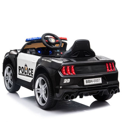 12V elektrische politieauto voor kinderen leeftijdsbereik 2-4 jaar met afstandsbediening waarschuwingslicht en megafoon 2023