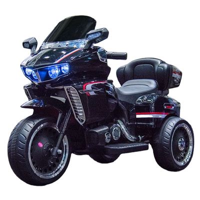 Plastic Kids rijden op een mini-motorfiets met vroege onderwijsfunctie en Engels verhaal