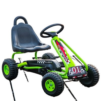 Ride On Toy Verstelbare stoel Handrem Vierwiel pedaal Go-Karts voor het plezier van kinderen