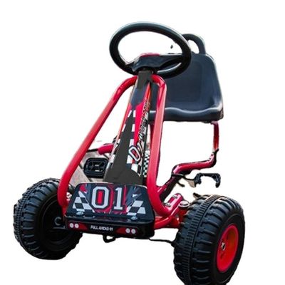 Ride On Toy Verstelbare stoel Handrem Vierwiel pedaal Go-Karts voor het plezier van kinderen