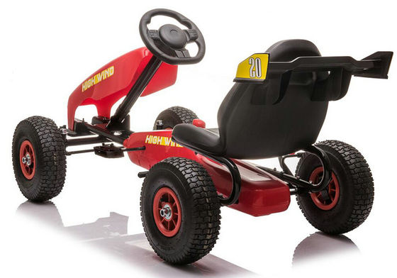 Verstelbare stoel 4 wielen rijden op pedal kart auto voor kinderen van 3-8 G.W. N.W. 15/13KG