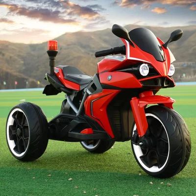 BIS-gecertificeerde elektrische kindermotorfiets met vroege onderwijsfunctie en waarschuwingslicht
