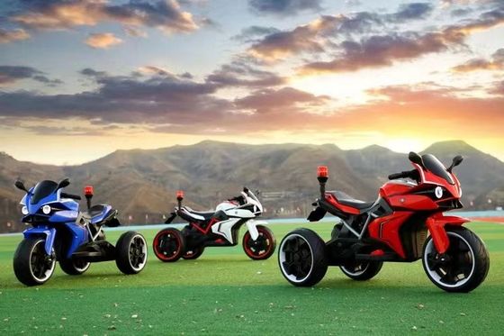 BIS-gecertificeerde elektrische kindermotorfiets met vroege onderwijsfunctie en waarschuwingslicht