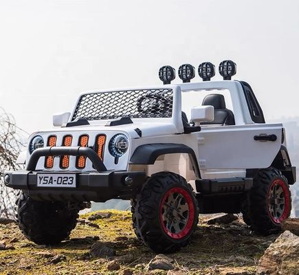 Afstandsbediening en LED-licht 4 wielen elektrische UTV 24v rijden op de auto voor kinderen door plastic