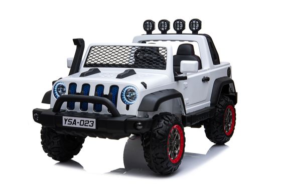 Afstandsbediening en LED-licht 4 wielen elektrische UTV 24v rijden op de auto voor kinderen door plastic