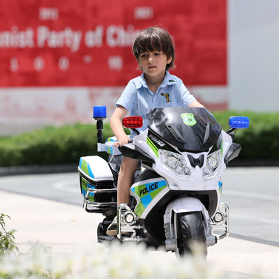 Politie Kinderen 2 wielen Rijd-On Car Kinderen Motorfiets Speelgoed met karton Grootte 106*38*64cm