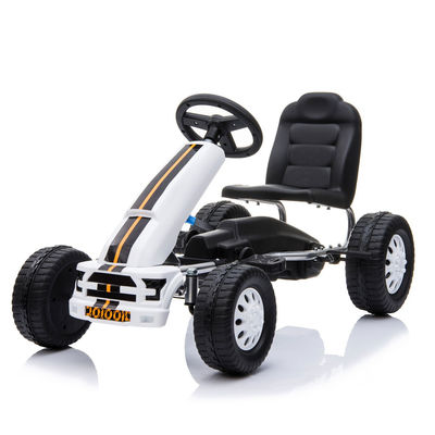 Opblaasbare wielen Kinderen blauwe rit op het pedaal Onlaadbare go-kart auto voor 8-13 jaar