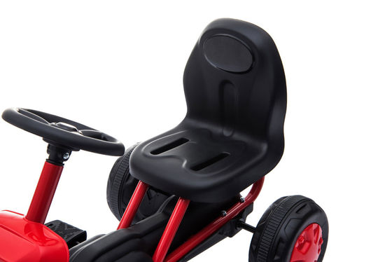 Opblaasbare wielen Kinderen blauwe rit op het pedaal Onlaadbare go-kart auto voor 8-13 jaar