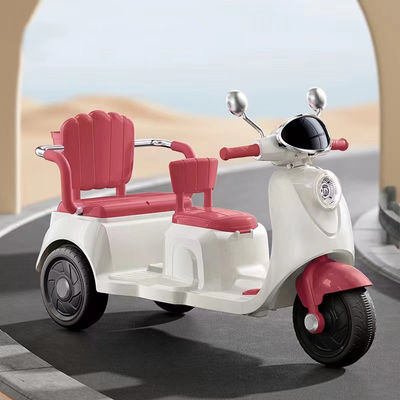 Op batterij bediende multifunctionele speler en Bluetooth tweezitter scooter voor kinderen van 2-6 jaar