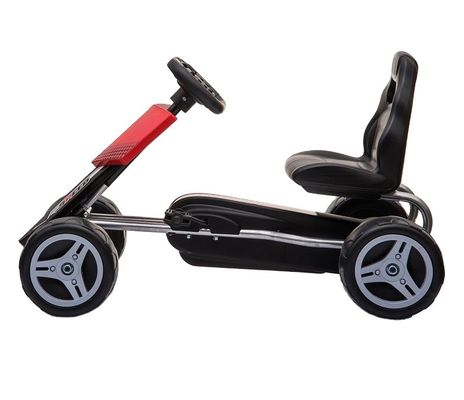8 tot en met 13 jaar Range verstelbare stoelen Kinderen Pedal Go-Kart Auto met voor- en achterkant