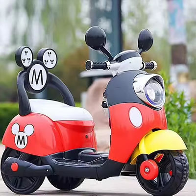 2023 Style Elektrische kindermotorfiets Rijd op auto met drie wielen en PP-plastic